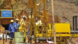 Drillers probe Kilo Goldmines' Adumbi gold deposit in the Democratic Republic of the Congo's Orientale Province. Photo by Kilo Goldmines