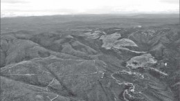 An aerial view of Golden Predator's flagship Brewery Creek gold project in the Yukon. Photo by Ian Bickis