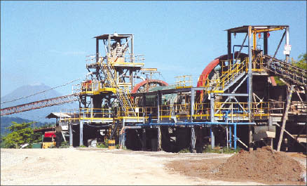 Ore processing facilities at B2Gold's Limon gold mine in northwestern Nicaragua. Photo by B2Gold