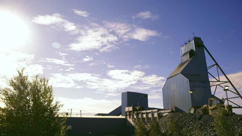 A headframe at Claude Resources' Seabee gold project, 125 km northeast of La Ronge, Saskatchewan. Photo by Claude Resources