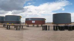 Mills currently stored in Tuscon for Augusta Resource's Rosemont copper-molybdenum-silver project located 50 km southeast in Pima County, Arizona. Photo by Augusta Resource