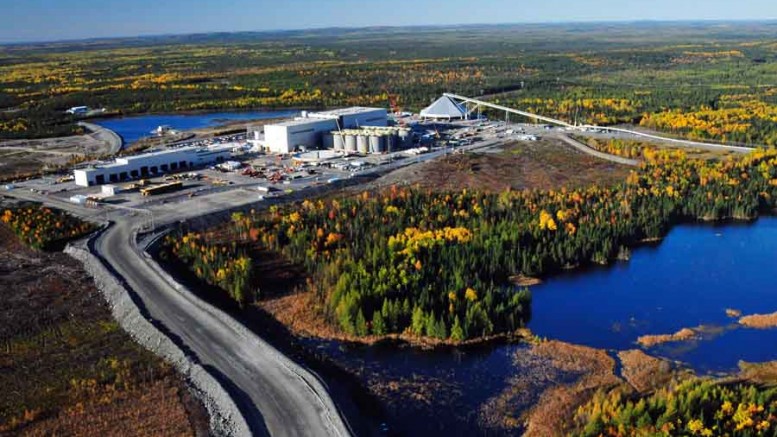 An aerial view of Osisko Mining's Malartic gold mine in Quebec. Photo by Osisko Mining