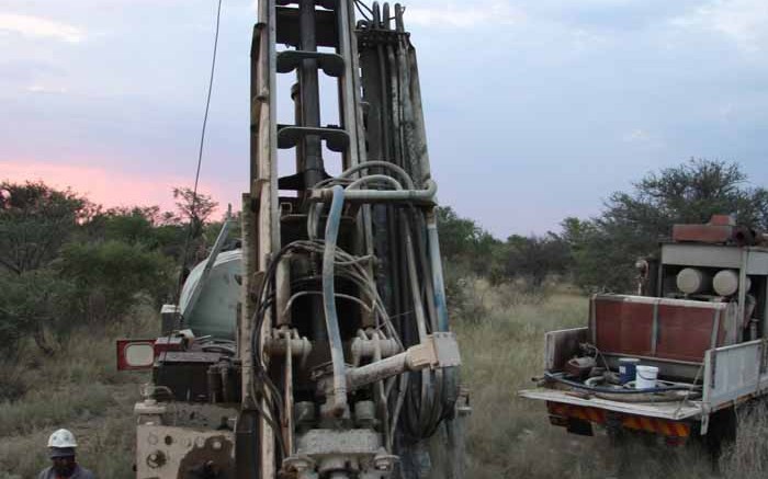 Drillers at Hana Mining's Ghanzi copper-silver project in Botswana. Photo by Hana Mining