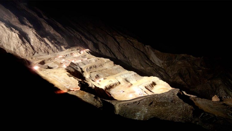 The Gualcamyo gold mine in the northern San Juan province of Argentina. Photo by Yamana Gold