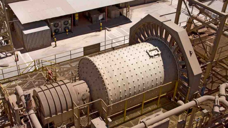 A mill at Yamana Gold's El Penon gold-silver mine, 160 km southeast of Antofagasta, Chile. Photo by Yamana Gold