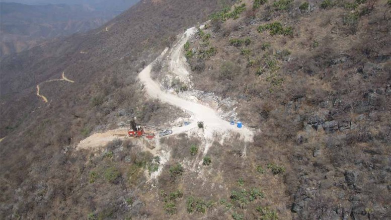 Drilling the Media Luna target at Torex Gold Resources' Morelos gold deposit, 180 km southwest of Mexico City, Mexico. Photo by Torex Gold resources