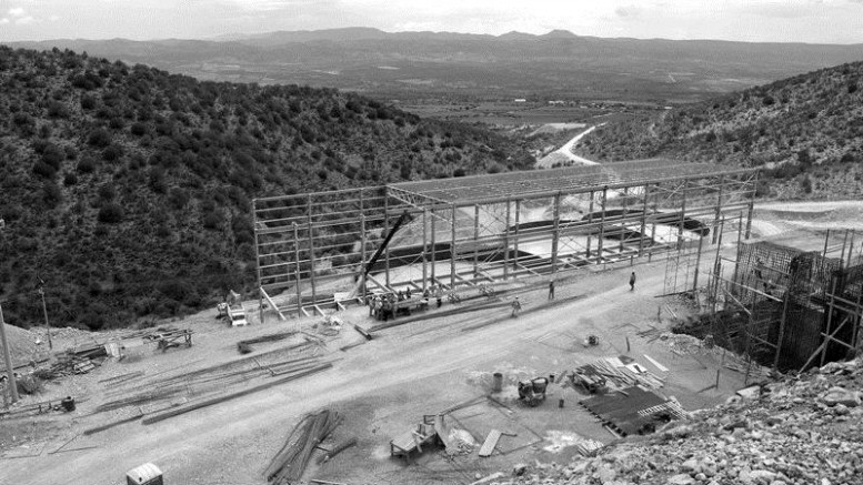 Construction at First Majestic Silver's Del Toro silver mine in Mexico. Photo by First Majestic Silver