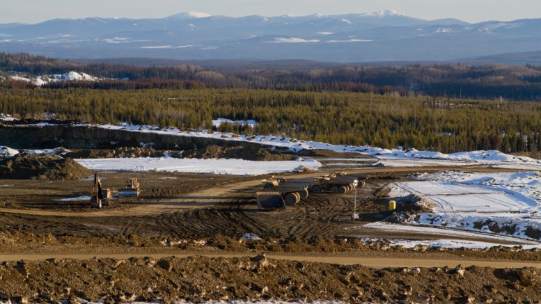 At Mt. Milligan site. Photo by Thompson Creek Metals