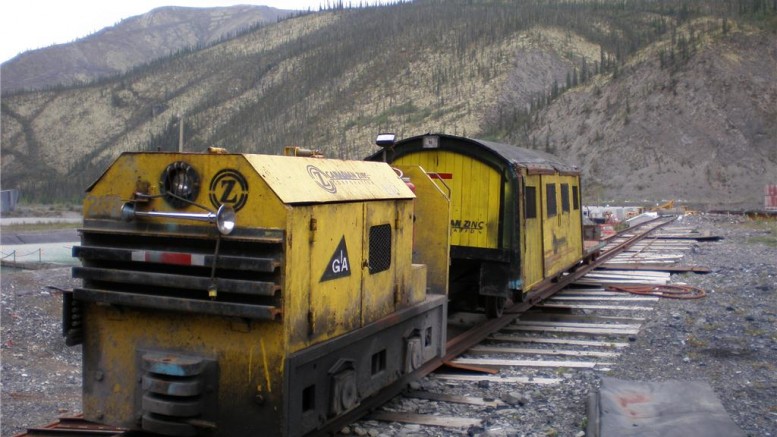 Equipment at Canadian Zinc's Prairie Creek zinc-lead-silver project in the Northwest Territories. Photo by Anthony Vaccaro