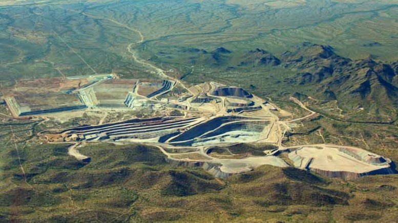 AuRico Gold's remaining asset in Mexico: the El Chanate gold mine, 37 km northeast of Caborca in Sonora. Photo by AuRico Gold