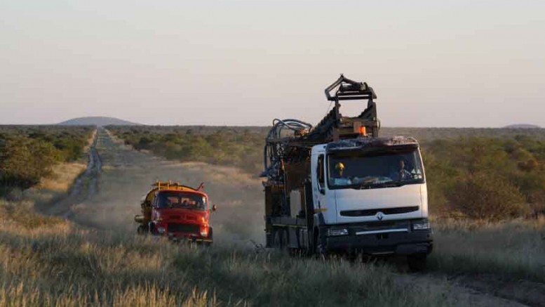 Equipment at Hana Mining's Ghanzi copper-silver project in Botswana. By Hana Mining.