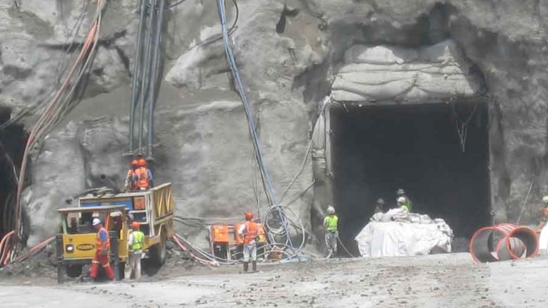 Workers at Platinum Group Metals' Western Bushveld platinum project in South Africa. By Platinum Group Metals.