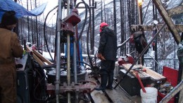 Drillers at Brixton Metals' Thorn gold project in British Columbia. Source: Brixton Metals