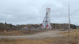 The headframe at the past-producing Hardrock property, part of Premier Gold Mines' Trans-Canada gold project in northwestern Ontario. Source: Premier Gold Mines