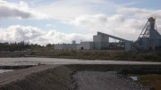 The headframe and surface facilities at Metanor Resources' Bachelor Lake gold mine, 225 km northeast of Val-d'Or, Que. Photo by Anthony Vaccaro