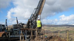 A drill rig at Dalradian's Tyrone project in Ireland. Source: Dalradian Resources