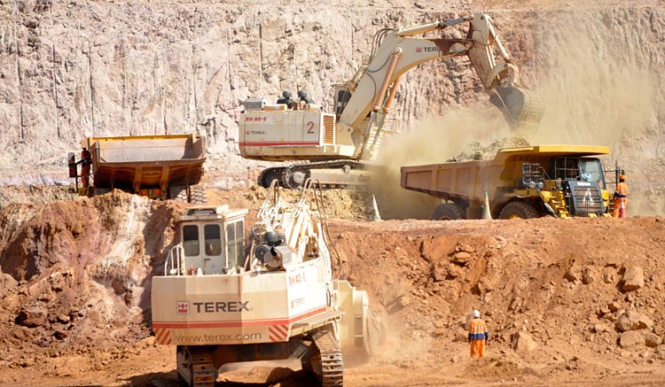 Workers at Nevsun's Bisha mine in Eritrea. Source: Nevsun Resources