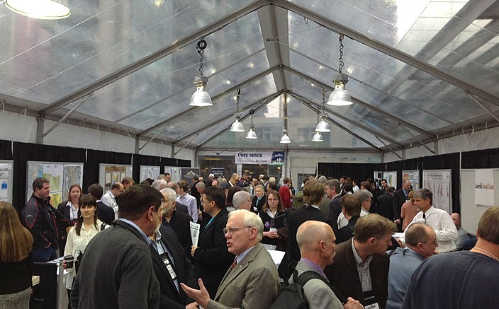 Delegates attend AME BC's Mineral Exploration Roundup 2013. Photo by Matthew Keevil.