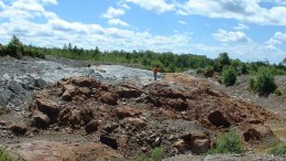 One of the Proximal deposits at Wolfden Resources' Clarence Stream gold project, 70 km southwest of Fredericton, New Brunswick. Source: Wolfden Resources