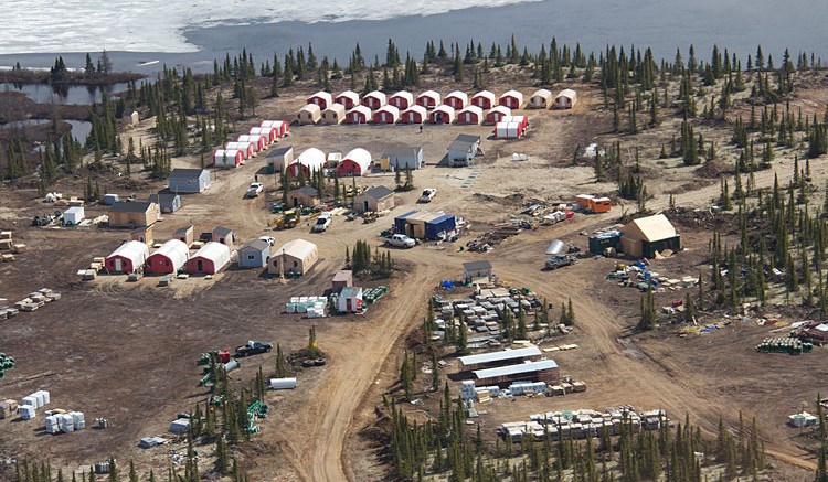 The camp that supports the Fire Lake North project. Source: Champion Iron Mines