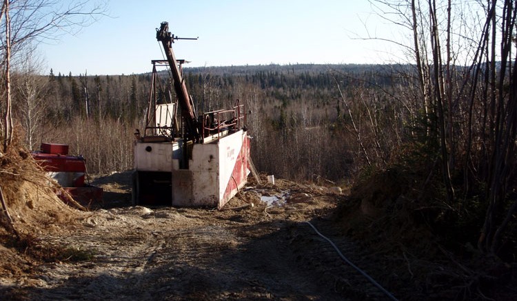 Equipment to study Northern Gold's Garccon deposit, part of the larger Garrison Creek project. Source: Northern Gold