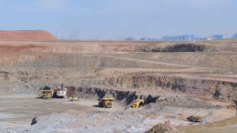 Pit stripping and excavation activity at Turquoise Hill Resources' Oyu Tolgoi copper-gold project in Mongolia's South Gobi dessert. Sources: Turquoise Hill Resources