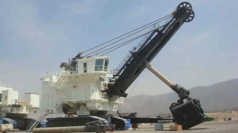 A shovel at Goldcorp's Penasquito gold mine in Mexico's Zacatecas state. Source: Goldcorp