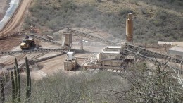 Crushing equipment at SilverCrest Mines' Santa Elena silver-gold mine in Mexico. Source: SilverCrest Mines