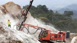 Workers drilling at Inmet Mining's Cobre Panama copper project in Panama. Source: Inmet Mining