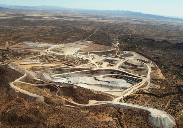 An aerial shot of AuRico's El Chanate mine in Sonora, Mexico. Source: AuRico Gold