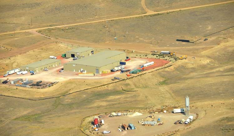 An aerial shot of Uranerz's Nichols Ranch in Wyoming. Source: Uranerz Energy