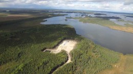 An aerial view of the exploration camp at Foran Mining's McIlvenna Bay zinc-copper-gold-silver project in Saskatchewan. Source: Foran Mining