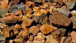 REE-mineralized rock at Great Western Minerals' Steenkampskraal rare earths project, 350 km north of Cape Town, South Africa. Source: Great Western Minerals
