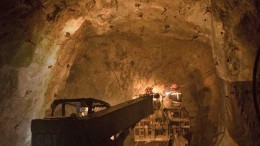 Mine development workers drive bolts underground at Fortuna Silver's San Jose silver-gold mine in Oaxaca, Mexico. Photo by The Northern Miner