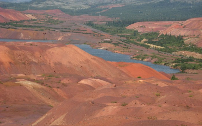 The surface of Labrador Iron Mines' Redmond iron ore deposit in the Labrador Trough. Source: Labrador Iron Mines