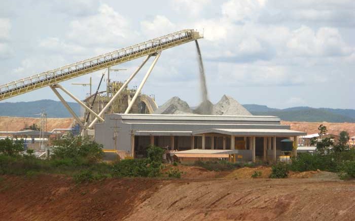 Processing facilities at Yamana's Chapada open pit gold-copper mine, located in Brazil. Credit: Yamana Gold.