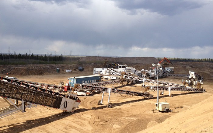 Athabasca Minerals' Kearl aggregate mine, 105 km northeast of Fort McMurray, Alberta. Source: Athabasca Minerals