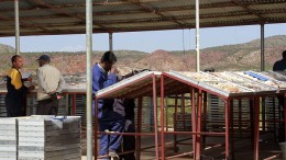 Logging core at Sunridge Gold's Asmara copper-zinc-gold project in Eritrea. Source: Sunridge Gold