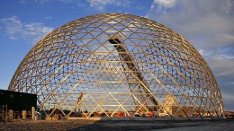 An ore storage dome at the Detour Lake mine in Ontario. Source: Detour Gold