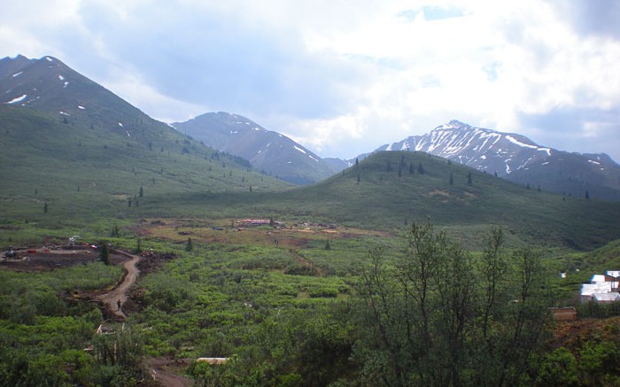 Looking east at the Osiris exploration camp at Atac Resources' Rackla gold project in the Yukon. Source: Atac Resources