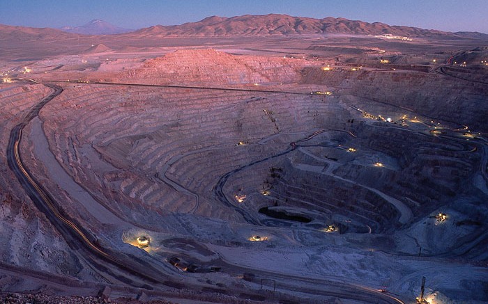 BHP Billiton's majority-owned Escondida copper mine in northern Chile's Atacama desert. Source: BHP Billiton