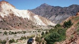 Mediterranean Resources' Red Mountain project in Turkey. Photo by John Cumming.