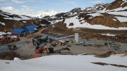 Equipment on-site at Pretium Resources' Brucejack gold project, 65 km north of Stewart, British Columbia. Source: Pretium Resources