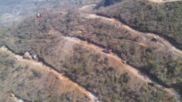 Drill rigs at Torex Gold Resources' Morelos gold project in Mexico, 180 km southwest of Mexico City. Source: Torex Gold Resources