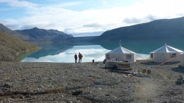 The camp at Avannaa Resources' Washington Land lead-zinc project in northern Greenland. Source: Avannaa Resources