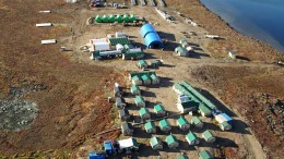 The exploration camp on the Goose Lake property, part of Sabina's Back River Project in Nunavut. Source: Sabina Gold & Silver