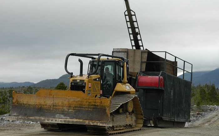 A drill rig at Banks Island Gold's Yellow Giant gold project in British Columbia's northwest coast. Source: Banks Island Gold