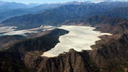 The Cauquenes tailings pond at Amerigo Resources' MVC copper-moly tailings operation in Chile. Source: Amerigo Resources