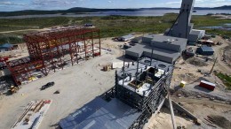 Construction at Goldcorp's lonore project in Quebec. Source: Goldcorp