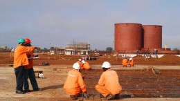 Mining engineers make plans at African Barrick's Buzwagi mine in Tanzania. Source: African Barrick